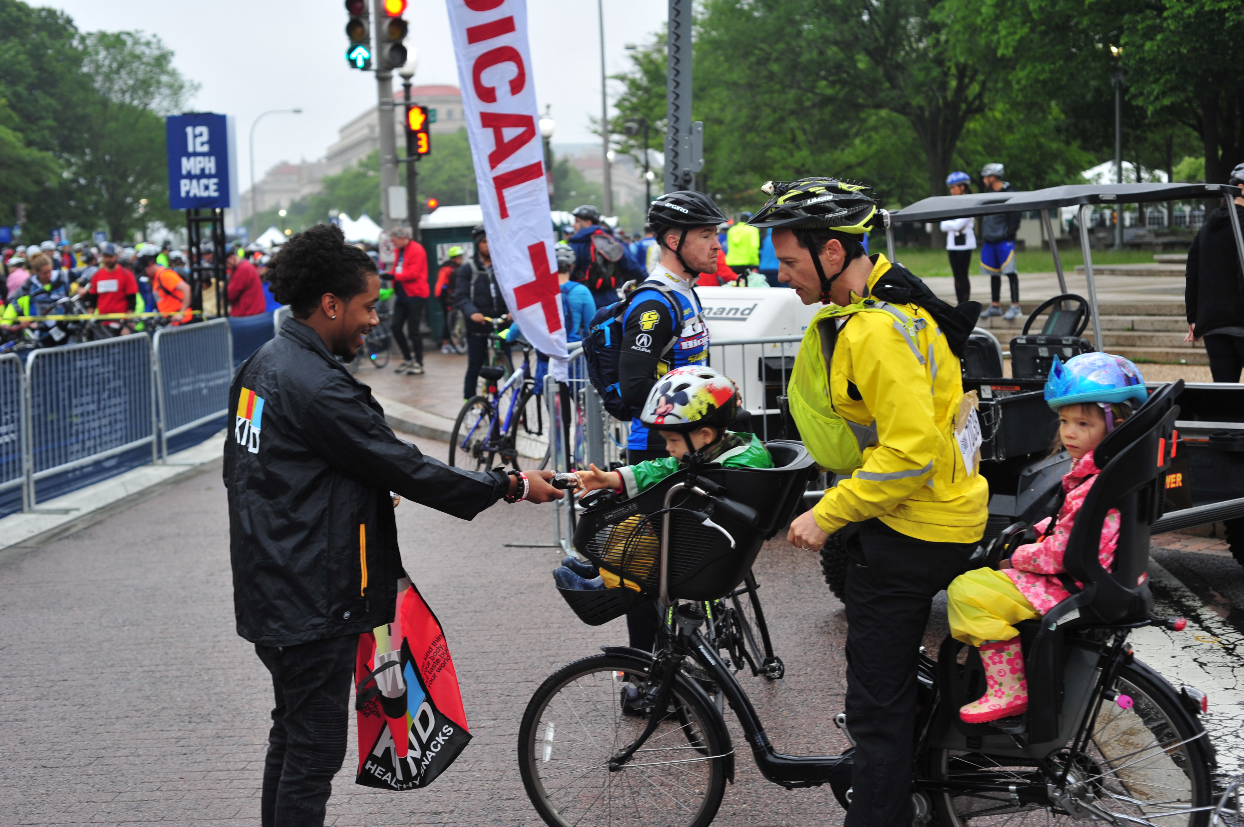 KIND Breakfast DC Bike Ride activation